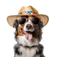 AI generated Cute and happy dog on transparent background PNG, easy to use. png