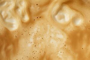 AI generated Coffee foam texture. AI Generated photo