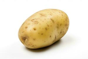 AI generated Potato isolated on white background. AI Generated photo