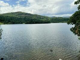 un ver de el lago distrito cerca grasmere foto