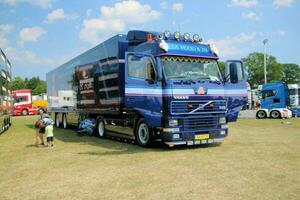 Whitchurch in the UK in JUne 2023. A view of a Truck at a Truck Show in Whitchurch Shropshire photo