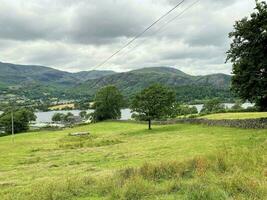 A view of Coniston Water in the Lake District photo