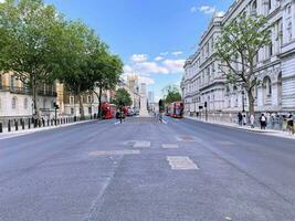 A view of Whitehall in London photo