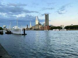 A view of the River Thames in London photo