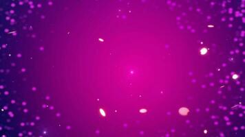 bokeh purple particle background loop animation video