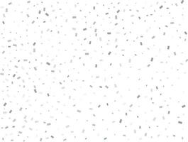 Luxury silver Rectangular glitter confetti background. White festive texture. vector