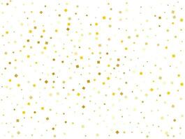 Gender Neutral Gold Square Confetti. Vector illustration