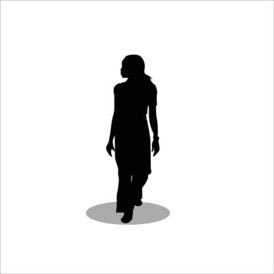 Woman silhouette (99377) Free SVG Download / 4 Vector