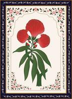 Mughal tradicional vistoso arco portón vector patrón, sin costura indio Mughal flor motivo, hermosa Mughal frontera con secundario fronteras para digital huellas dactilares,