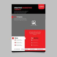 Front and back cover of a modern business brochure layout or flayer template, Layout, brochure, template, flayer, magazine, cover design for annual report, can use for business or your event vector