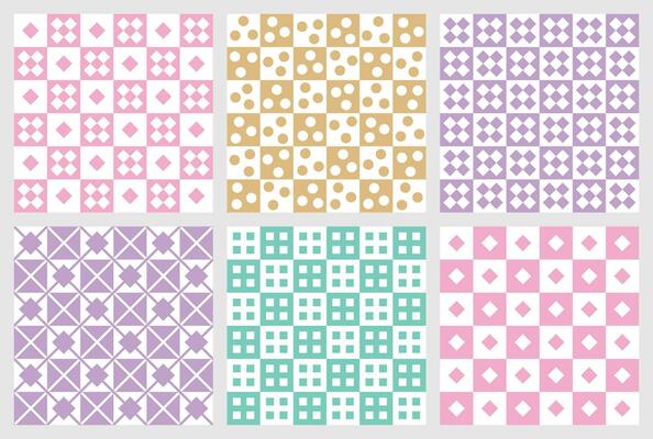 Various Colorful Check Patterns