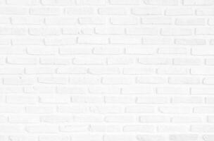 Modern white vintage brick wall texture for background retro white  Washed Old Brick Wall Surface Grungy Shabby Background weathered texture stained old stucco light gray and paint white brick wall. photo