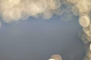 Abstract background of soft creamy bokeh circles. photo