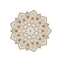 Beautiful mandala design decorative classic background vector