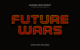 Action 3d text style effect psd
