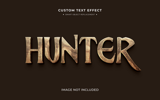 Primitive 3d text style effect psd