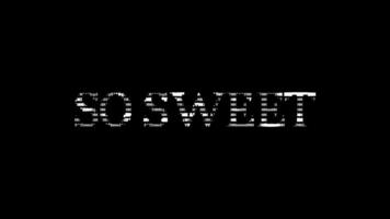 So sweet ascii animation on black background. Ascii art code symbols with shining and glittering sparkles effect backdrop. Attractive attention promo. video