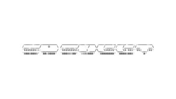 tão doce ascii animação em branco fundo. ascii arte código símbolos com brilhando e cintilante brilhos efeito pano de fundo. atraente atenção promo. video