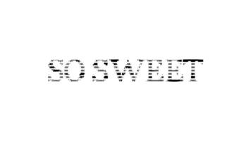 donc sucré ascii animation sur blanc Contexte. ascii art code symboles avec brillant et étincelant scintille effet toile de fond. attrayant attention promo. video