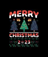 Christmas T-shirt Design vector