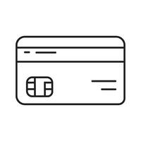 Cajero automático tarjeta vector diseño en moderno estilo, tarjeta para en línea pagos y efectivo retiros. vector. eps 10