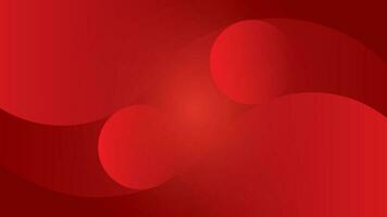 Red background with abstract waves. Creative Wallpaper Circles. Dynamic composition and shape elements. Modern design in Eps10 vector illustration.