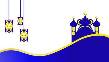 Islamic theme background illustration. Perfect for Ramadan, Islamic holidays, magazines, posters, banners vector