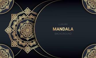 Luxury mandala background design with golden color. - Vector. vector