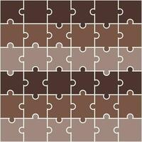 Brown shade jigsaw pattern. jigsaw line pattern. jigsaw seamless pattern. Decorative elements, clothing, paper wrapping, bathroom tiles, wall tiles, backdrop, background. vector