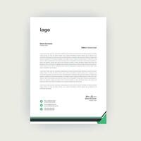 Simple and Creative letterhead template design vector