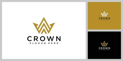 crown vector design icon template