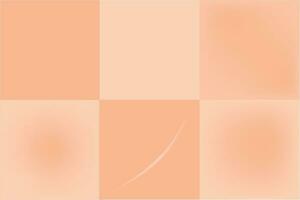 Peach color gradient backgrounds 2024 year. Vector illustration for banner, poster, background, card, cover. Peach Fuzz color mood background