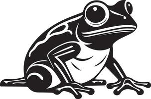 frog on white background vector