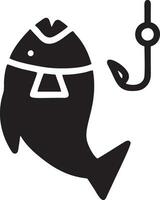 Icon Fishing Logo Design Vector