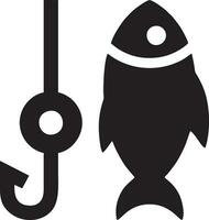 Icon Fishing Logo Design Vector