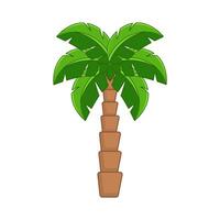 ilustración de palmera vector