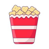 popcorn cinema illustration vector