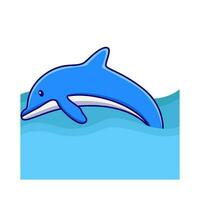 whale in swimming pool illustration vector