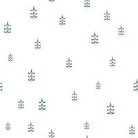 Christmas seamless pattern, with a tree, a pine tree, a festive atmosphere, a magic forest. vector