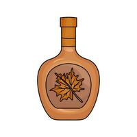 bottle drink autumn illustration vector