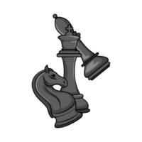 ajedrez juego ilustración vector