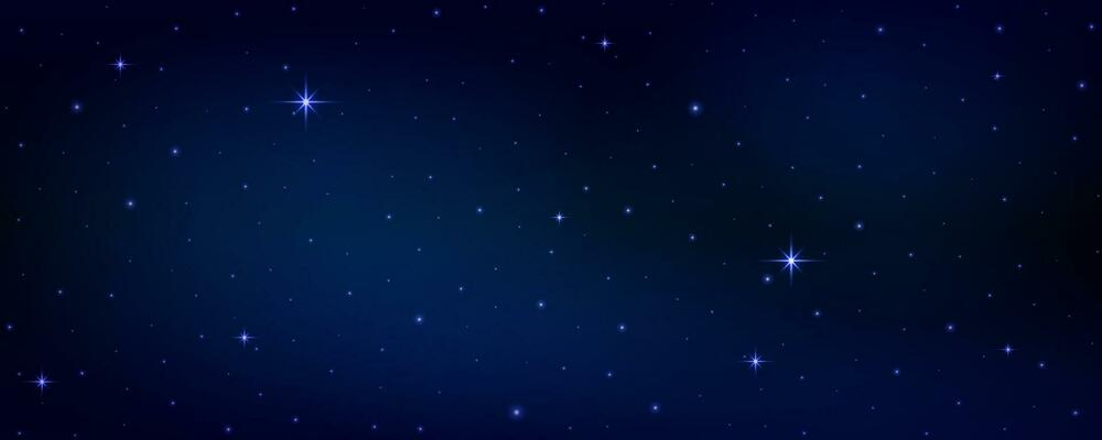 Concept of web banner. Magic color galaxy. Horizontal space background with realistic nebula, stardust and shining stars. Infinite universe and starry night sky.