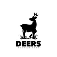 Deer icon silhouette symbol icon logo vector