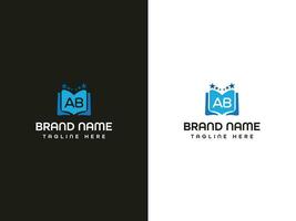 book logo design vector