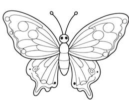 linda y hermosa mariposa vector