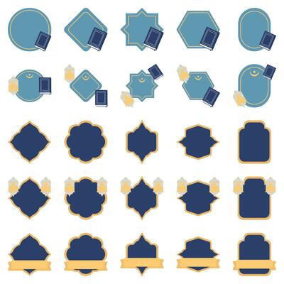 badge ramadhan illustration