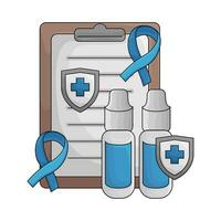 file medicine with drug diabetes illustration vector