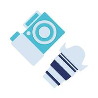 camera photo with lens camera illustration vector