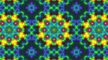 Abstract colorful Dynamic shapes, animation kaleidoscope Graphic design elements video