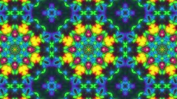 Abstract colorful Dynamic shapes, animation kaleidoscope Graphic design elements video